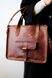 Универсальная женская деловая сумка арт. 604n ручной работы из натуральной винтажной кожи коньячного цвета 604n_cognk_krast фото 3 Boorbon