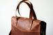 Универсальная женская деловая сумка арт. 604n ручной работы из натуральной винтажной кожи коньячного цвета 604n_cognk_krast фото 9 Boorbon