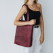 Классическая женская сумка шоппер арт. 603 ручной работы из натуральной винтажной кожи бордового цвета 603_green фото 1 Boorbon