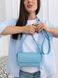 Миниатюрная сумка арт.Eva mini из натуральной кожи с легким глянцевым эффектом голубого цвета eva_blue_mini_kaiser &mdash; фото 6 | Boorbon