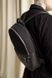 Повсякденний рюкзак ручної роботи арт. Kuga Easy у поєднанні кордури та натуральної шкіри чорного кольору Kuga_Easy_black_flotarr фото 4 Boorbon