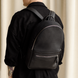 Повсякденний рюкзак ручної роботи арт. Kuga Easy у поєднанні кордури та натуральної шкіри чорного кольору Kuga_Easy_black_flotarr Boorbon