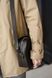 Практична чоловіча сумка месенджер через плече арт. 619Еasy ручної роботи з натуральної шкіри із легким матовим ефектом чорного кольору 619еasy_black_savage фото 3 Boorbon