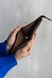 Місткий гаманець ручної роботи арт. 101 коричневого кольору з натуральної вінтажної шкіри 101_bordo фото 7 Boorbon