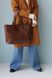 Містка жіноча сумка шоппер арт. 603i коньячного кольору з натуральної напівматової шкіри 603i_black_crzhh фото 3 Boorbon
