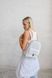 Жіночий міні-рюкзак ручної роботи арт.520 з натуральної шкіри з легким глянцевим ефектом білого кольору 520_khaki фото 3 Boorbon