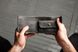 Місткий гаманець ручної роботи арт. 101 сірого кольору з натуральної вінтажної шкіри 101_black_crzhh фото 2 Boorbon