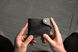 Місткий гаманець ручної роботи арт. 101 сірого кольору з натуральної вінтажної шкіри 101_black_crzhh фото 3 Boorbon