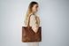 Містка жіноча сумка шоппер арт. 603i коньячного кольору з натуральної вінтажної шкіри 603i_black_crzhh фото 7 Boorbon