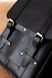 Місткий чоловічий міський рюкзак ручної роботи арт. 501 з натуральної вінтажної шкіри чорного кольору 501_black_crz фото 3 Boorbon