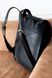 Місткий чоловічий міський рюкзак ручної роботи арт. 501 з натуральної вінтажної шкіри чорного кольору 501_black_crz фото 5 Boorbon