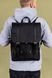 Вместительный мужской городской рюкзак ручной работы арт. 501 из натуральной винтажной кожи черного цвета 501_black_crz фото 10 Boorbon
