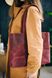 Містка жіноча сумка шоппер арт. 603i бордового кольору з натуральної вінтажної шкіри 603i_black_crzhh фото 7 Boorbon