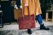 Містка жіноча сумка шоппер арт. 603i бордового кольору з натуральної вінтажної шкіри 603i_black_crzhh фото 3 Boorbon