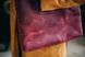 Містка жіноча сумка шоппер арт. 603i бордового кольору з натуральної вінтажної шкіри 603i_black_crzhh фото 5 Boorbon