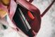 Містка жіноча сумка шоппер арт. 603i бордового кольору з натуральної вінтажної шкіри 603i_black_crzhh фото 12 Boorbon