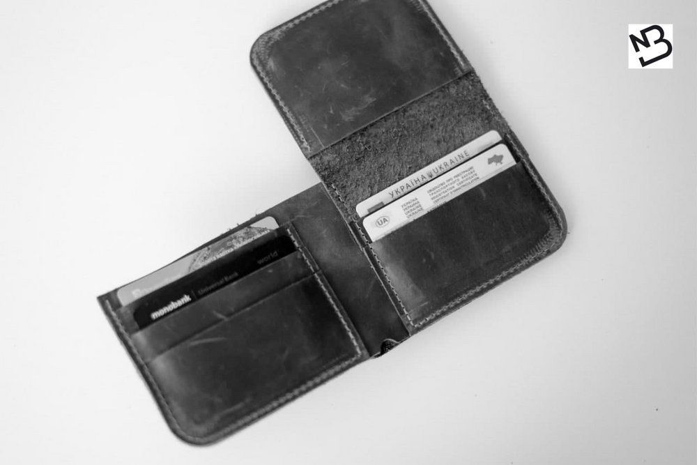 Гаманець ручної роботи арт. 106 коричневого кольору з натуральної вінтажної шкіри 106_brown_crzh &mdash; фото | Boorbon