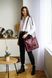 Універсальна жіноча ділова сумка арт. 604 ручної роботи з натуральної вінтажної шкіри бордового кольору 604_bordo фото 2 Boorbon