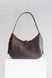 Женская сумка-трапеция арт. 641 из натуральной винтажной кожи коричневого цвета 641_black фото 4 Boorbon