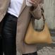 Витончена жіноча сумка арт. 620 з натуральної шкіри із легким глянцем кольору капучино 620_black_savage Boorbon