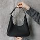 Витончена жіноча сумка арт. 620 з натуральної шкіри з легким матовим ефектом чорного кольору 620_black_savage Boorbon