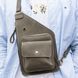 Чоловіча сумка-кобура арт. Holster сірого кольору із натуральної вінтажної шкіри Holster_grey_cr фото 1 Boorbon