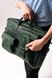 Стильная и функциональная сумка арт. 642 ручной работы из натуральной винтажной кожи зеленого цвета 642_green_crz фото 6 Boorbon