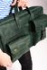 Стильна і функціональна сумка арт. 642 ручної роботи з натуральної вінтажної шкіри зеленого кольору 642_green_crz фото 4 Boorbon