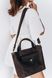 Класична містка жіноча сумка арт. 650 ручної роботи з натуральної вінтажної шкіри коричневого кольору 650_black фото 4 Boorbon