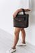 Класична містка жіноча сумка арт. 650 ручної роботи з натуральної вінтажної шкіри коричневого кольору 650_black фото 2 Boorbon