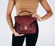 Жіноча ділова сумка арт. 640 ручної роботи з вінтажної натуральної шкіри бордового кольору 640_brown_crzhh фото 3 Boorbon