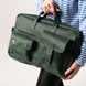 Стильная и функциональная сумка арт. 642 ручной работы из натуральной винтажной кожи зеленого цвета 642_green_crz фото 1 Boorbon