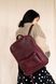 Жіночий міський рюкзак ручної роботи арт. 511 з натуральної вінтажної шкіри бордового кольору 511_bordo_crzh фото 4 Boorbon