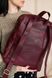Жіночий міський рюкзак ручної роботи арт. 511 з натуральної вінтажної шкіри бордового кольору 511_bordo_crzh фото 2 Boorbon