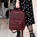Женский городской рюкзак ручной работы арт. 511 из натуральной винтажной кожи бордового цвета 511_bordo_crzh фото 1 Boorbon