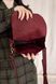 Мінімалістична жіноча сумка через плече арт. 609b з натуральної вінтажної шкіри бордового кольору 609b_bordo фото 6 Boorbon