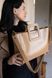 Жіноча сумка арт. Z002 ручної роботи з знімним плечовим ременем з натуральної шкіри кольору капучино Z002_red фото 4 Boorbon