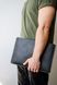 Чехол для MacBook ручной работы арт. Flick из натуральной кожи с винтажным эффектом серого цвета Flick_grey_crz фото 5 Boorbon