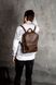 Мужской городской рюкзак ручной работы арт. 511 из натуральной винтажной кожи коричневого цвета 511_bordo фото 4 Boorbon