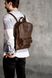Мужской городской рюкзак ручной работы арт. 511 из натуральной винтажной кожи коричневого цвета 511_bordo фото 3 Boorbon