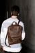 Мужской городской рюкзак ручной работы арт. 511 из натуральной винтажной кожи коричневого цвета 511_bordo фото 2 Boorbon
