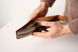 Місткий гаманець ручної роботи арт. 101 коньячного кольору з натуральної напівматової шкіри 101_bordo фото 3 Boorbon
