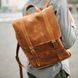 Місткий чоловічий міський рюкзак ручної роботи арт. 501 з натуральної вінтажної шкіри коньячного кольору 501_black_crz фото 6 Boorbon