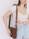 Стильна мінімалістичниа жіноча сумка арт. Soho з натуральної напівматової шкіри коньячного кольору Soho_cognk_krast фото 5 Boorbon