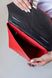 Стильная женская сумка необычной формы арт. Z003 ручной работы из натуральной кожи с легким глянцевым эффектом красного цвета z003_black фото 6 Boorbon