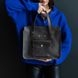 Містка і зручна жіноча сумка арт. 607 ручної роботи з натуральної вінтажної шкіри сірого кольору 607_crzh_green фото 1 Boorbon