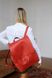Рюкзак арт. 514 из натуральной винтажной кожи красного цвета 514_red фото 4 Boorbon