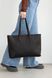 Містка жіноча сумка шоппер арт. 603i коричневого кольору з натуральної вінтажної шкіри 603i_black_crzhh фото 5 Boorbon