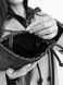 Мініатюрна сумка крос-боді на затяжках арт. Pouch з натуральної замші та м'якої шкіри синього кольору pouch_blue_brx_suede фото 15 Boorbon