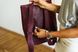Універсальний жіночий рюкзак ручної роботи арт. 507 з натуральної вінтажної шкіри бордового кольору 507_brown_crh фото 4 Boorbon